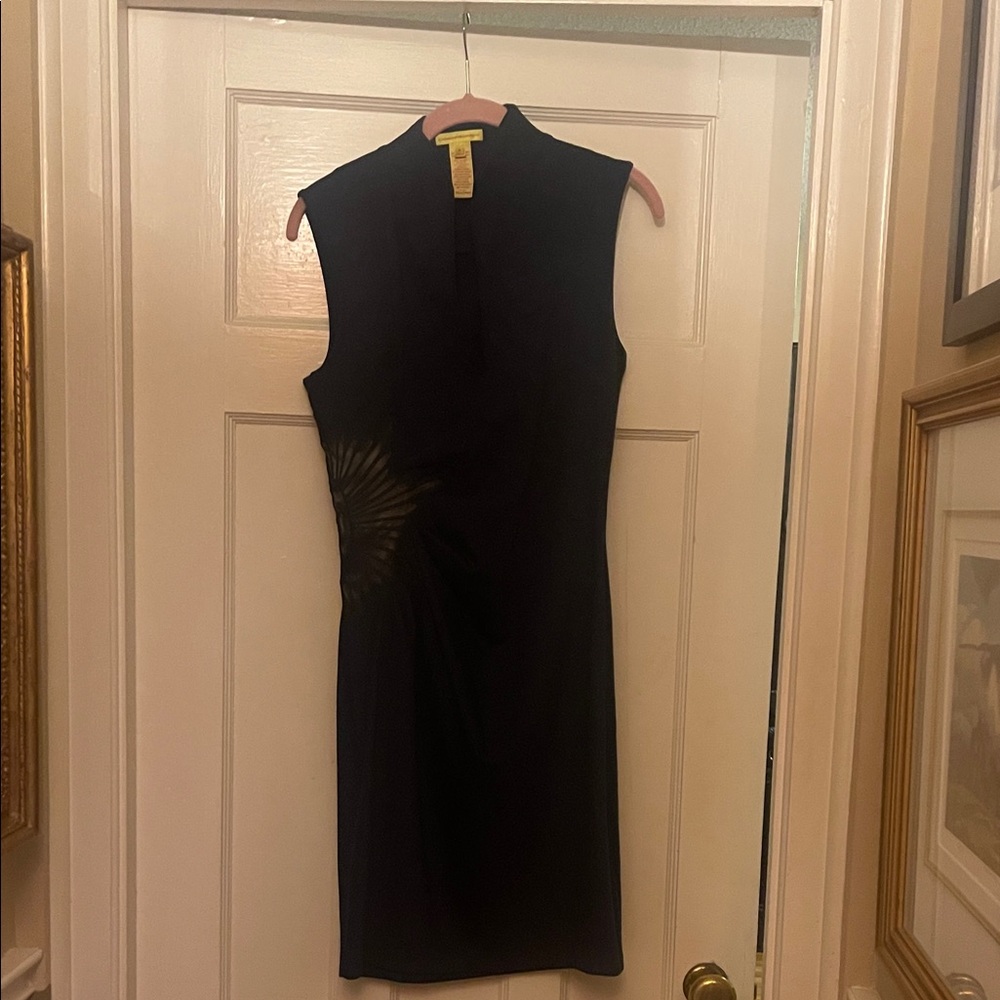 Elegant dark blueish purple Sleeveless Dress